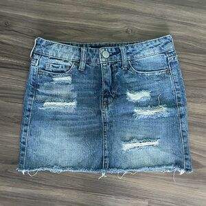 Denim Mini Skirt